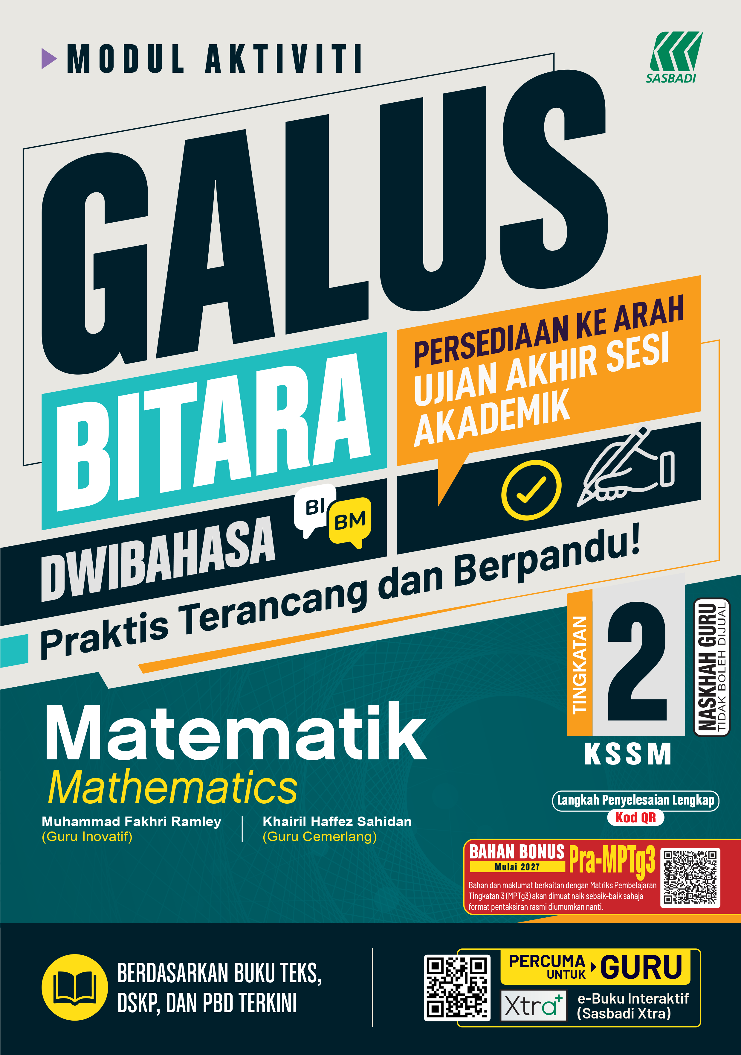 GALUS BITARA MATEMATIK (DWI) TING 2 Cover